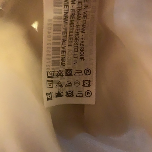 NWT. Zara Beige Striped Oversized Double Breasted Full Cut Blazer. Size S. - Picture 9 of 11